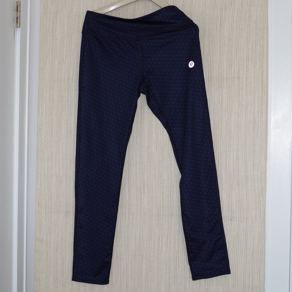 Lululemon Black Multi Pattern Print Leggings Wome… - image 4